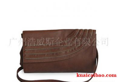时尚链齿纹斜挎包女包现货