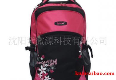 卡拉羊女孩多功能拉杆双肩<span>书包<span>8161