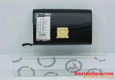 袋鼠男士商务休闲品牌真皮钱包批发